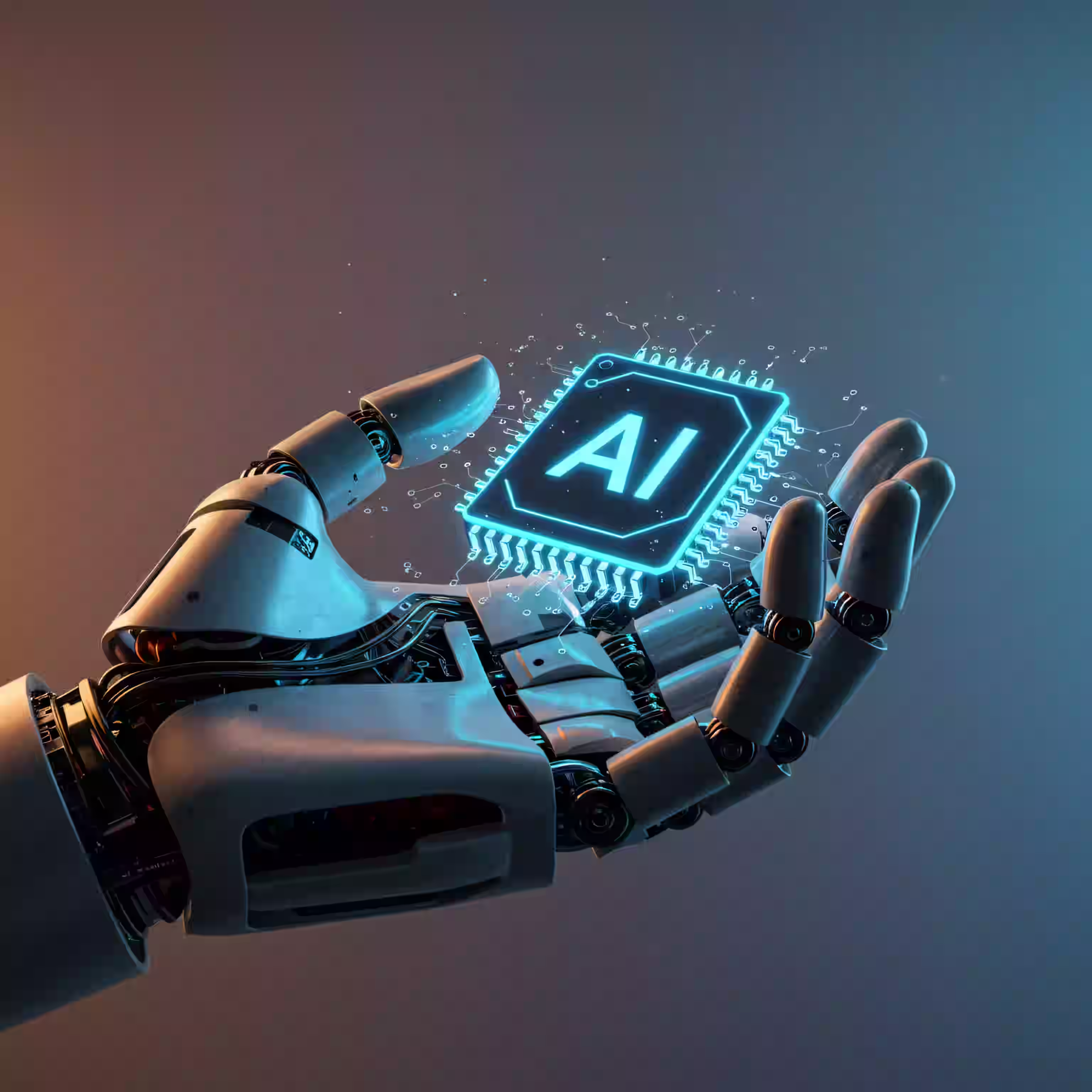 AI assistant interface visualizing multi-modal intelligence